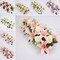 18Pcs Artificial Flowers Fashion Delicate Diy Artificial Rose Lily Flowers For Household